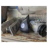 Head lights and AC pump