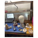 Wig head. Clocks and more