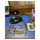 Military Ribbon pins patches and beret