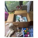 Easter Decorations including Warner brother Buggs