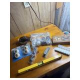 Caster wheels new & used.level, pill organizers