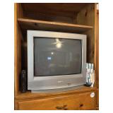 Sanyo TV with remote  and RCA box