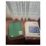 New loose leaf paper and 7-1 subject notebooks