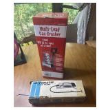 Can Crusher and foot pump