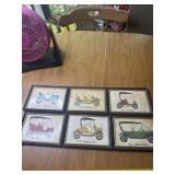 Vintage car wall art