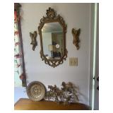 Wall art  and clock