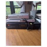 Sharp Compact disc player, Phillips DVD Playerand
