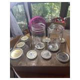 13 canning jars