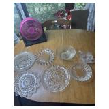 Glass serving pieces