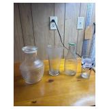 Vintage water pitcher, measuring pitcher, milk