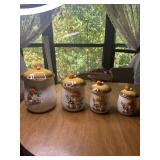 Sears and roebuck 1977 Mushroom Canisters 2 have