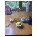 Vases candle holder trinket box and more