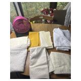 Crochet and other table clothes curtain panels
