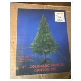 4ï¿½ Colorado Spruce Christmas Tree