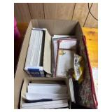 Envelopes, note pads greeting cards and more