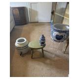 Water jug base, step stool candy dish planter and