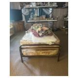 Twin Size Trundle bed and bedding