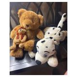 2 Teddy bears and Dalmatian