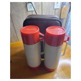 Vintage Aladdin Thermos set