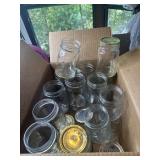 24 canning jars mixed