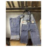 Like New Sledgeï¿½s Baby jeans and overalls made in