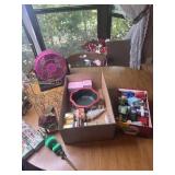 Christmas Decorations and ribbons