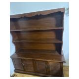 Wood book shelf 47ï¿½x17ï¿½x56ï¿½ or record cabinet