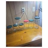 7 Golden Harvest Canister set