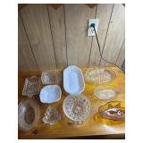 Lg lot of Vintage serving pieces