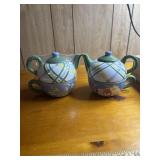 1 new & 1 used Waverley, teapot /cup set