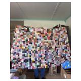 Quilt top  and 2 quiltDogs