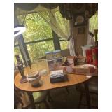 Candle holder, Haeger Pottery and more