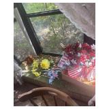 All flowers and decorations and wall art