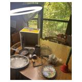Tin pan, utensils and Red School Bell and more