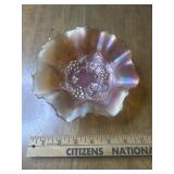 Ruffled Carnival glass