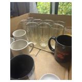 Glass, cups and misc dishes