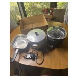 Small Presto Electric skillet, and cooker  and