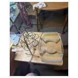 Corningware tribute, metal coffee cup holder,
