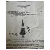 2 Table top lighted Christmas trees new