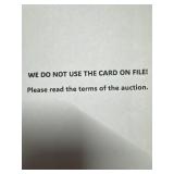 WE DO NOT USE THE CARD ON FILE