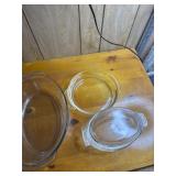 Anchor hocking, FireKing and Pyrex with lid