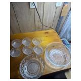 7 pc. matching salad set and fruit bowl
