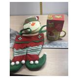 New Grinch mug set, Christmas decorations and