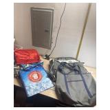 5 Brookshire Brothers insulated bags and other