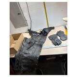 Motorcycle gloves large and small and  2 medium