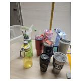 Thermal cups and water bottles