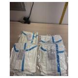 4 pair of new menï¿½s large disposable Protective