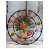 24 1/2ï¿½ Metal Welcome Fall sign