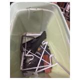 Tote with brackets for closet and more