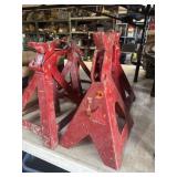 Set of 4 heavy duty jack stands